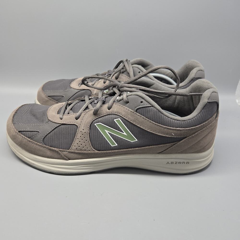 New Balance 877 V1 Mens Size 14 D Gray Athletic Running Walking Shoes Sneakers